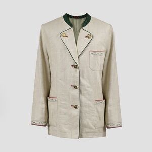 SCHNEIDERS Ladies Dolores Linen Jacket US 16 EU 44 Made in Austria